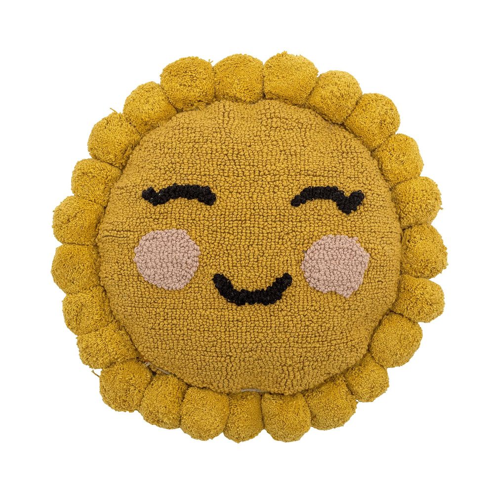 Coussins - Vigge Coussin, Jaune, Coton - BLOOMINGVILLE MINI