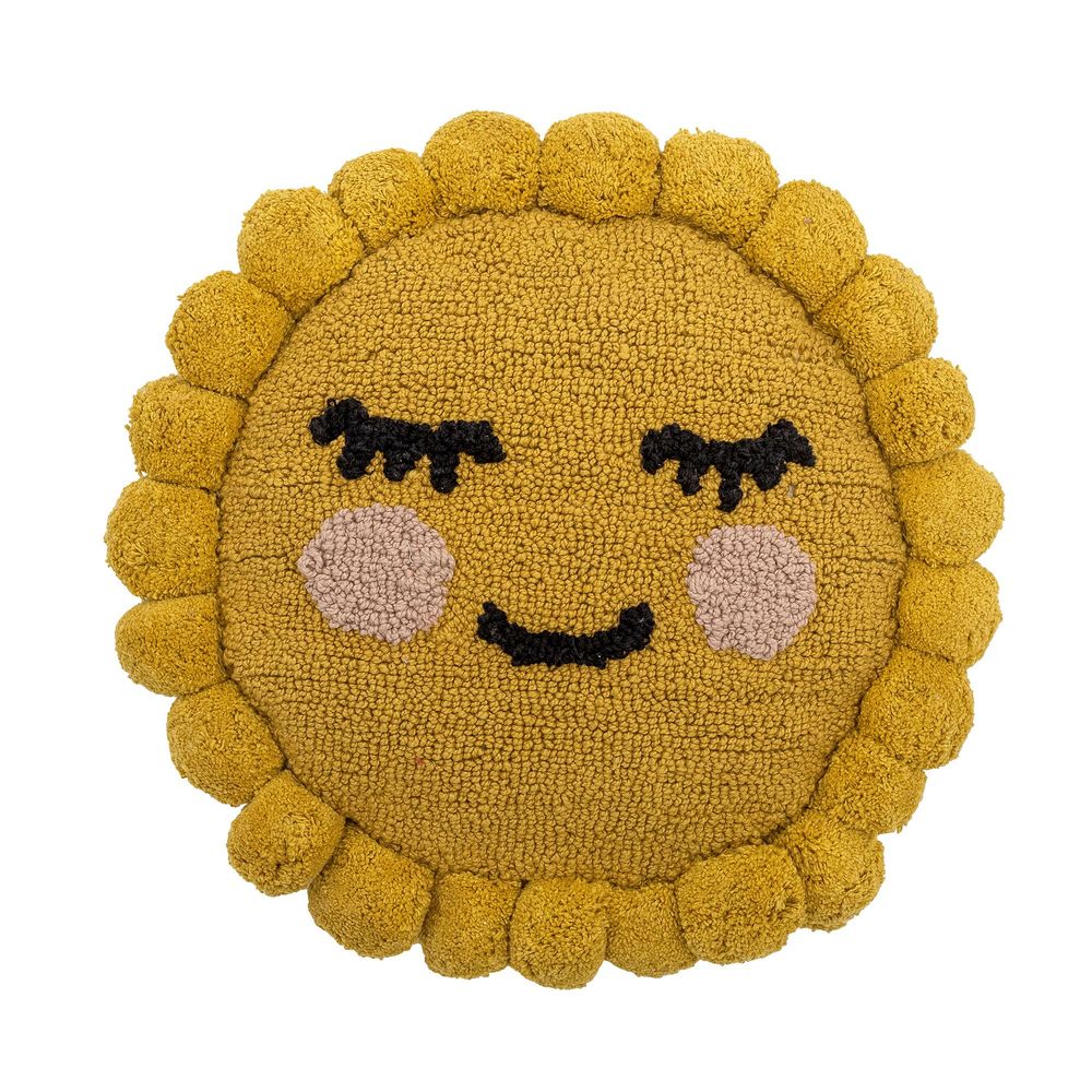 Coussins - Vigge Coussin, Jaune, Coton - BLOOMINGVILLE MINI