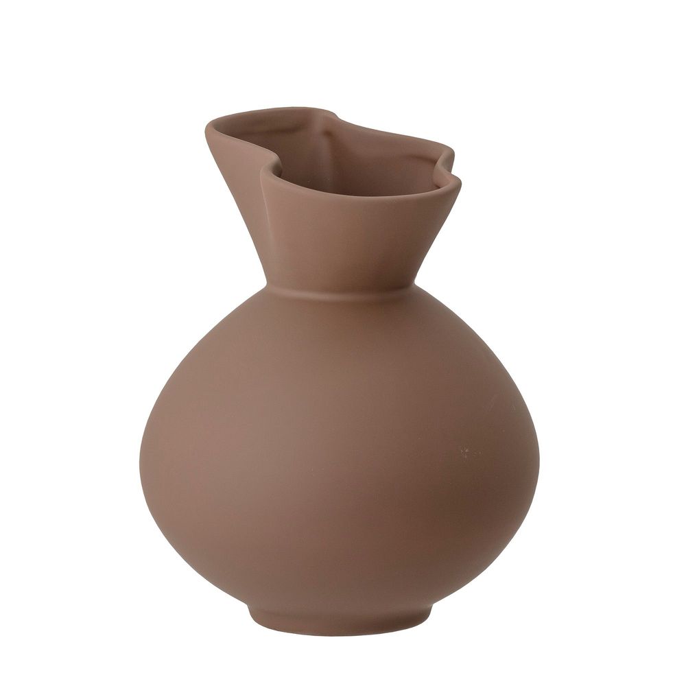 Vases - Nicita Vase, Brown, Stoneware - BLOOMINGVILLE MULTIBRAND HOUSE