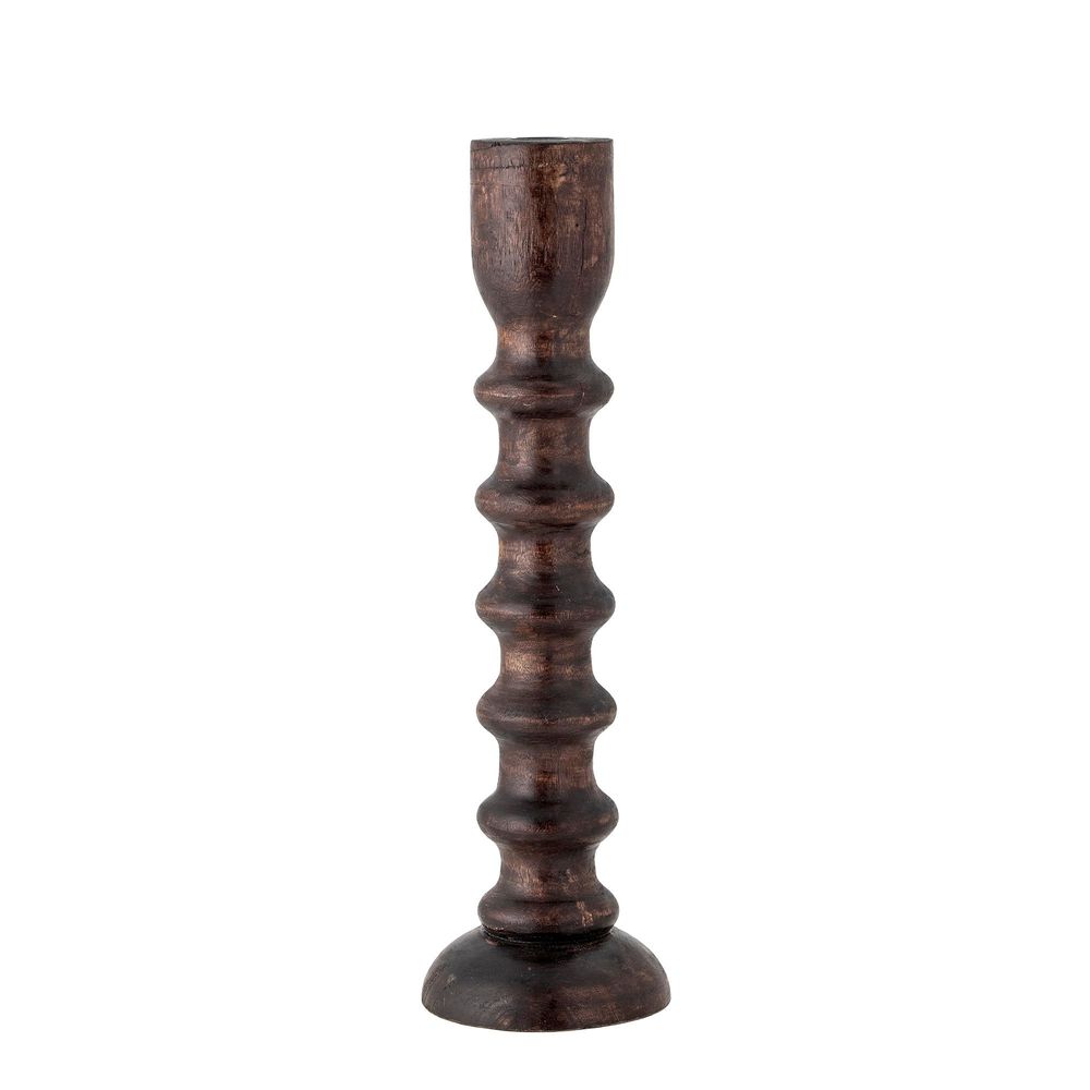 Candlesticks and candle holders - Brenda Candle Holder, Brown, Mango - BLOOMINGVILLE MULTIBRAND HOUSE
