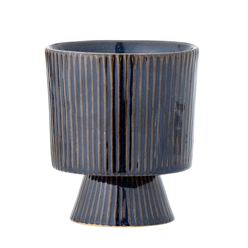 Pots de fleurs - Ayleen Pot de fleurs, Blue, Grès - BLOOMINGVILLE MULTIBRAND HOUSE