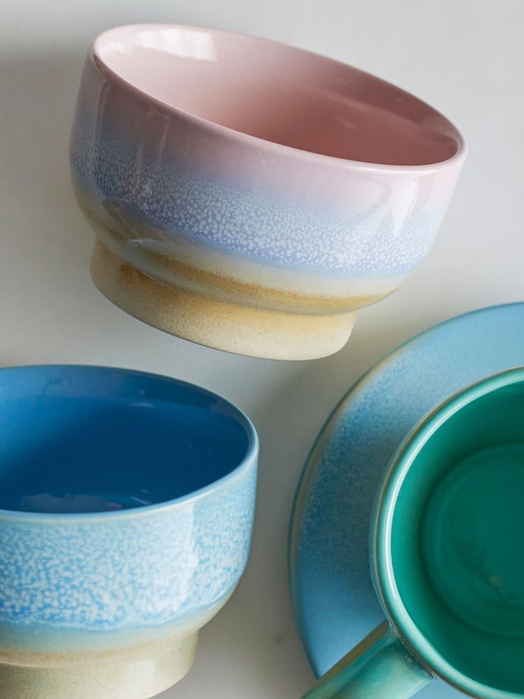 Bols - Safie Bol, Blue, Grès  - BLOOMINGVILLE MULTIBRAND HOUSE