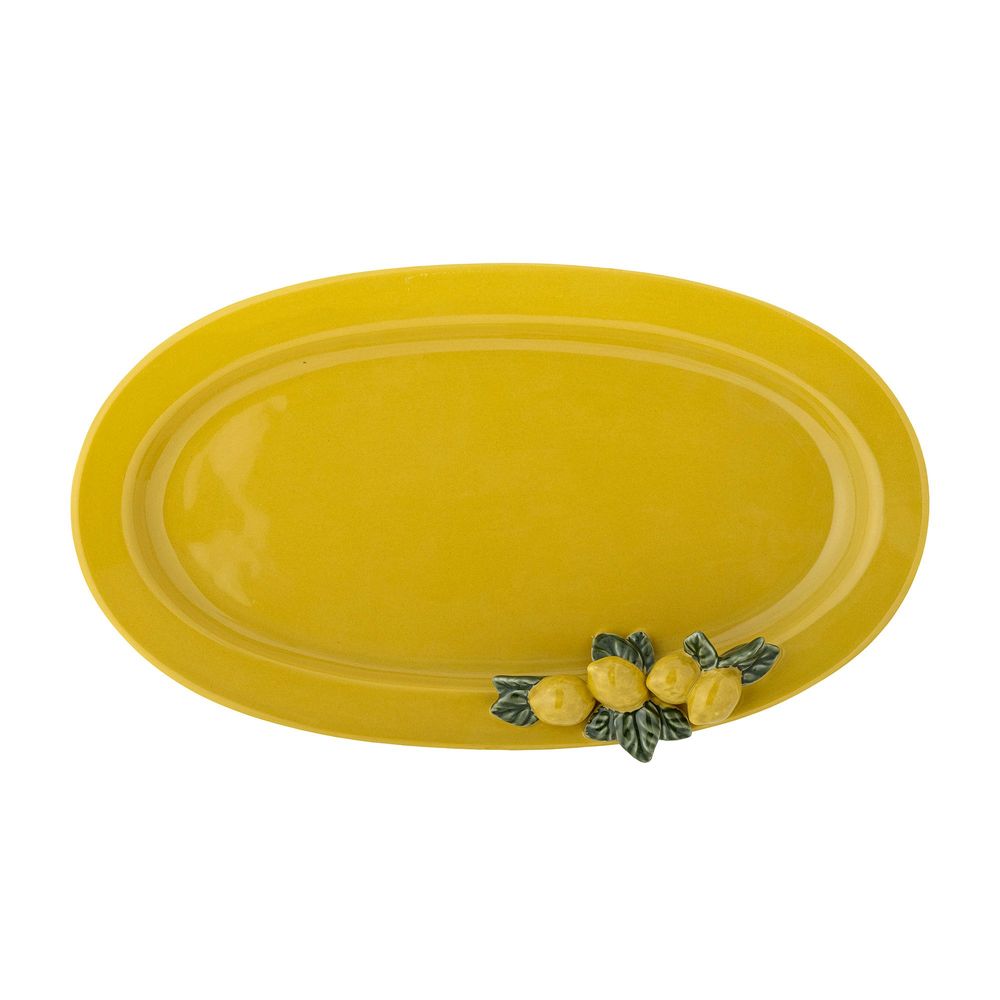 Couverts & ustensiles de cuisine - Limone Assiette de service, Jaune, Grès  - CREATIVE COLLECTION