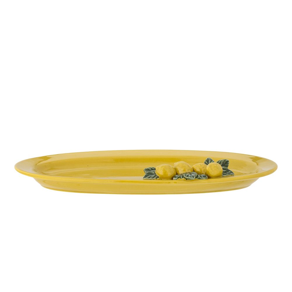 Couverts & ustensiles de cuisine - Limone Assiette de service, Jaune, Grès  - CREATIVE COLLECTION