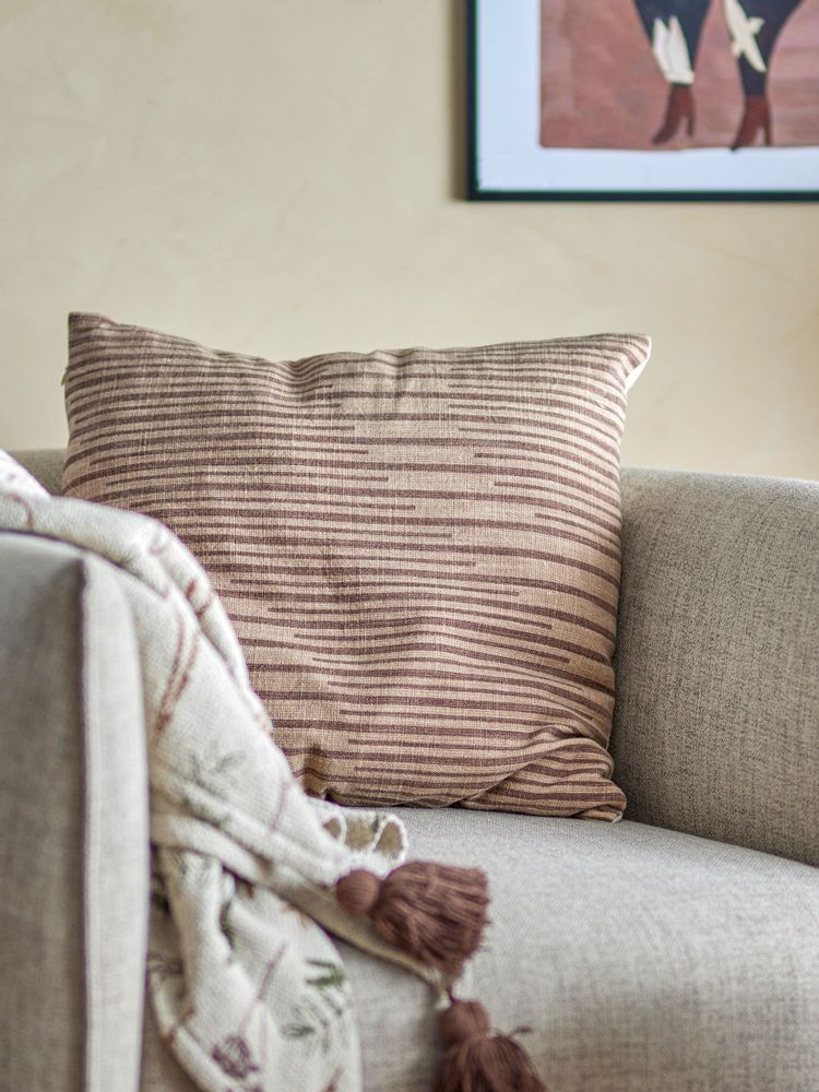 Cushions - Witham Cushion, Brown, Cotton  - BLOOMINGVILLE MULTIBRAND HOUSE