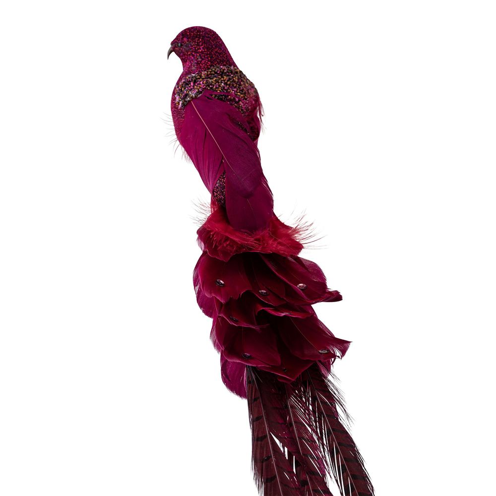 Decorative objects - Payton Deco Bird, Red, Feather Pack of 2 - BLOOMINGVILLE MULTIBRAND HOUSE