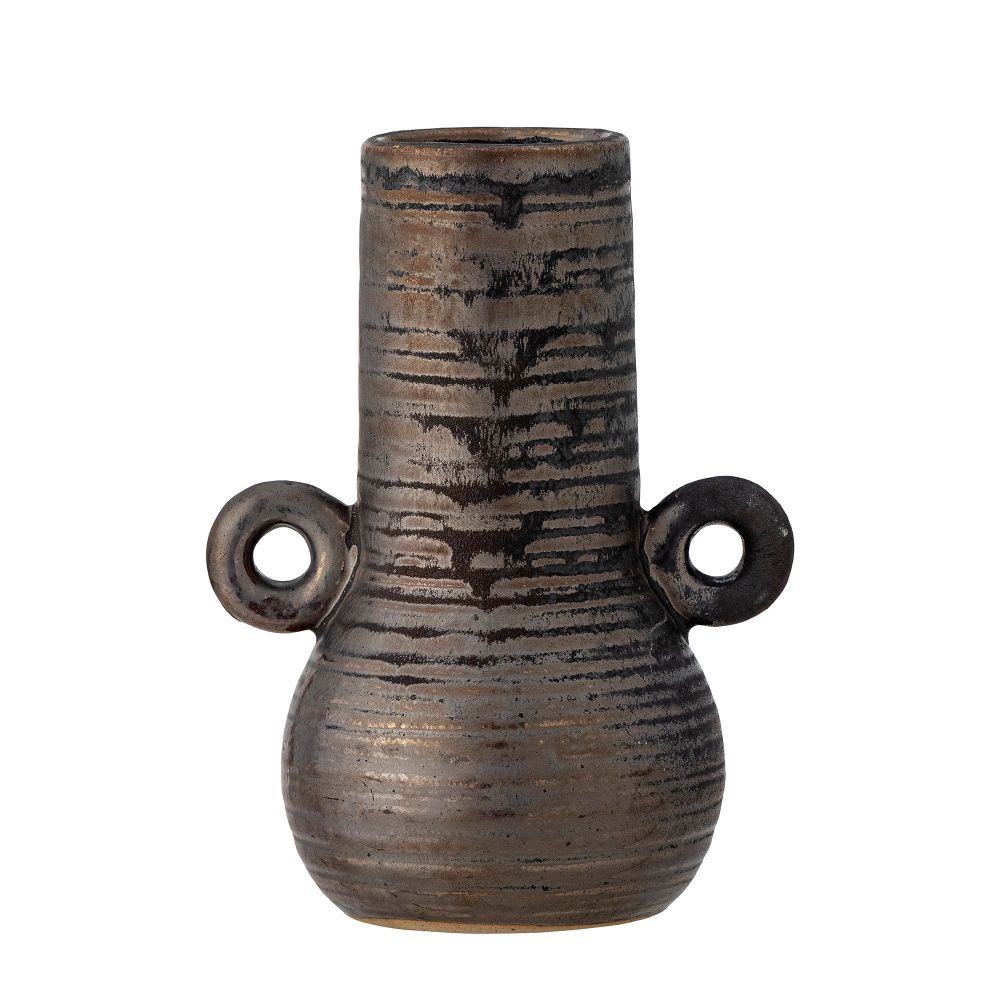 Vases - Casaya Vase, Brown, Stoneware - BLOOMINGVILLE MULTIBRAND HOUSE