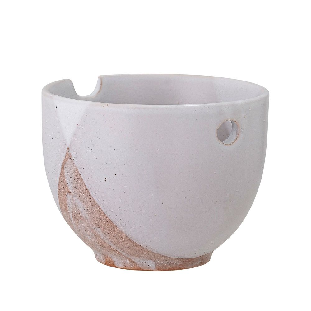 Bowls - Lotus Bowl, White, Stoneware - CREATIVE COLLECTION