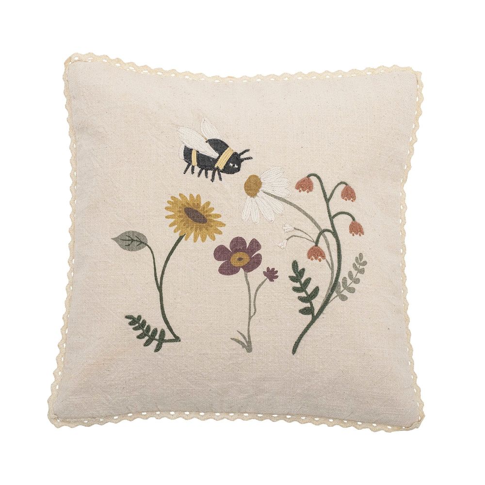 Cushions - Tibbe Cushion, Nature, Cotton - BLOOMINGVILLE MINI