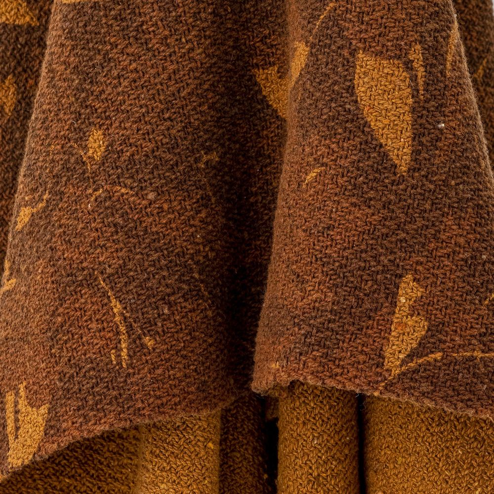 Throw blankets - Ganja Throw, Brown, Recycled Cotton - BLOOMINGVILLE MULTIBRAND HOUSE