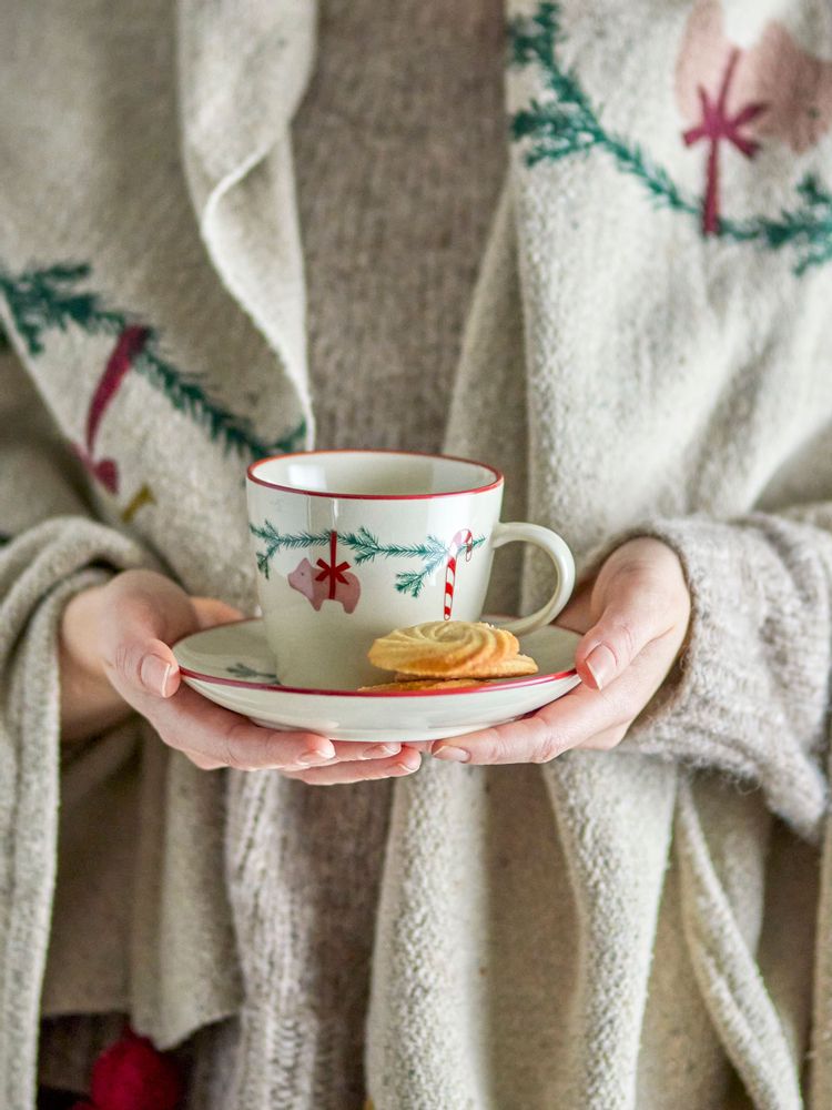 Mugs - Yule Mug, Nature, Stoneware  - BLOOMINGVILLE MULTIBRAND HOUSE