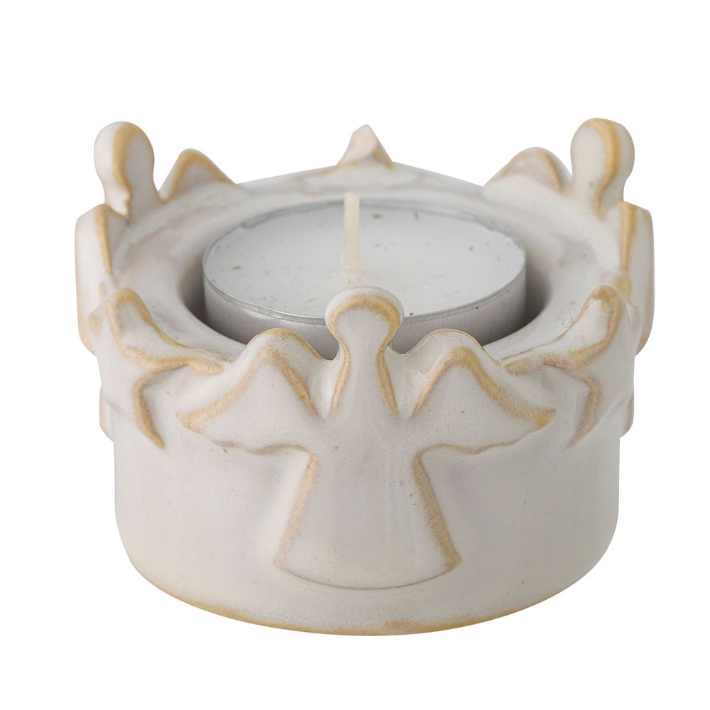 Bougeoirs et photophores - Starry Photophore, Blanc, Grès - BLOOMINGVILLE MULTIBRAND HOUSE