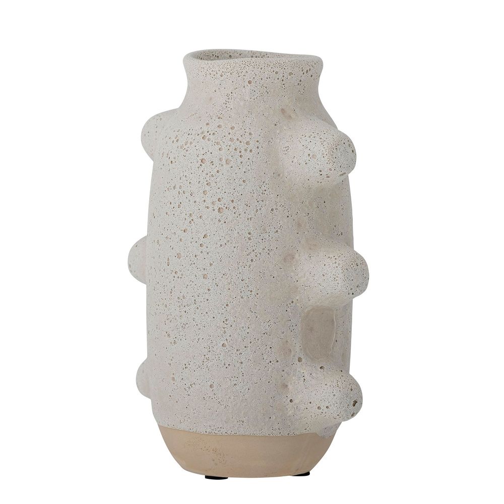 Vases - Birka Vase, White, Ceramic - BLOOMINGVILLE MULTIBRAND HOUSE