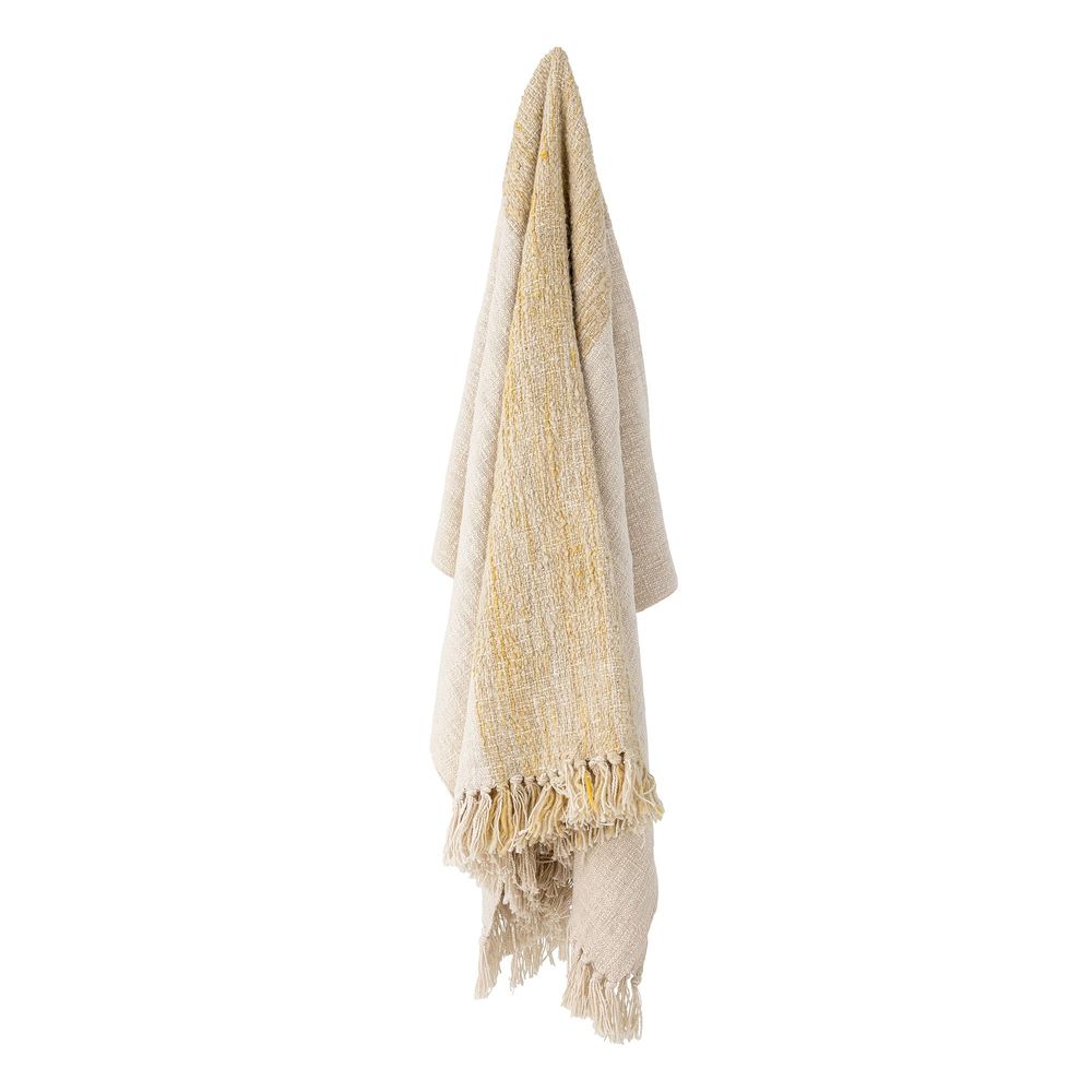 Throw blankets - Giuliana Throw, Nature, Cotton  - CREATIVE COLLECTION