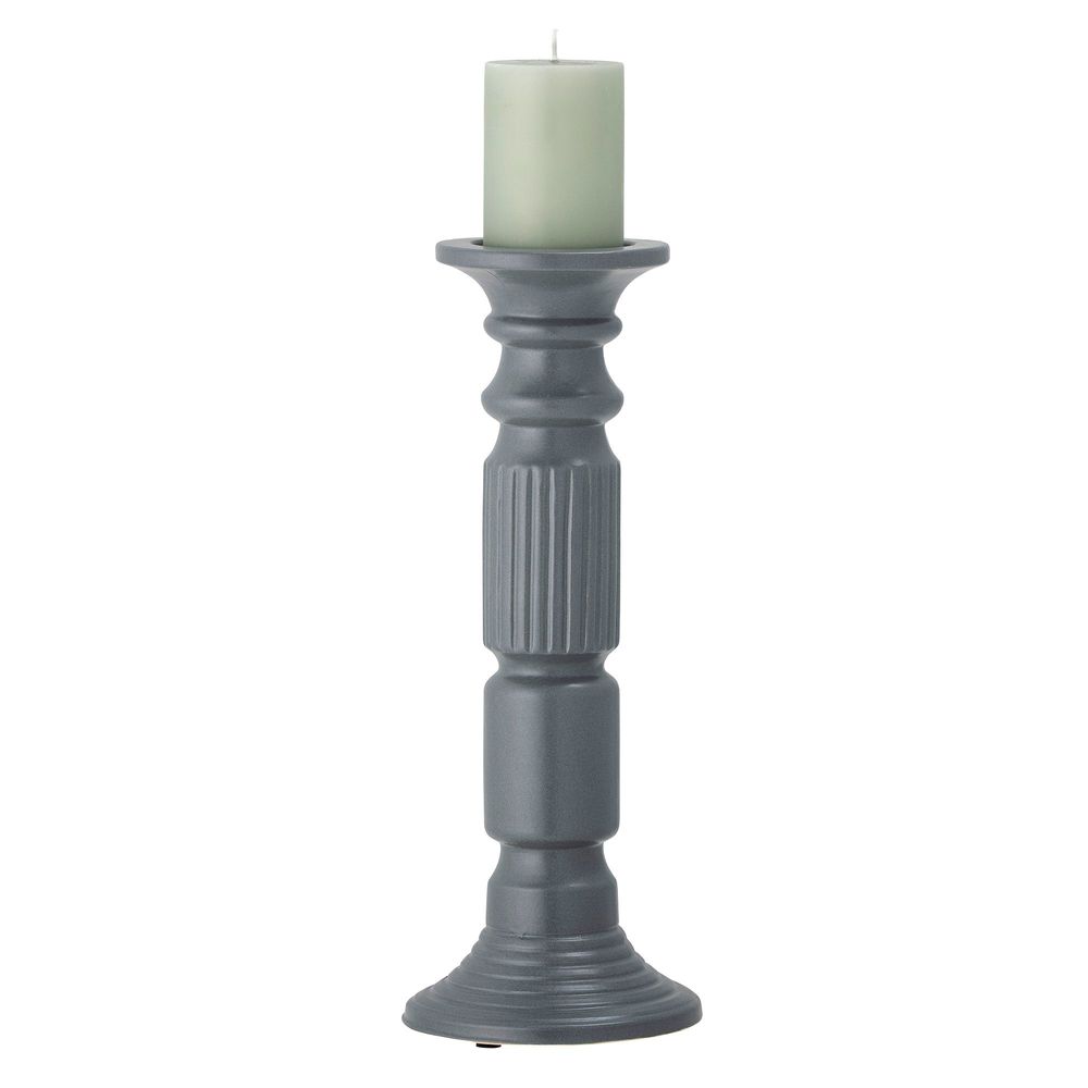 Candlesticks and candle holders - Millas Candle Holder, Grey, Ceramic  - BLOOMINGVILLE MULTIBRAND HOUSE
