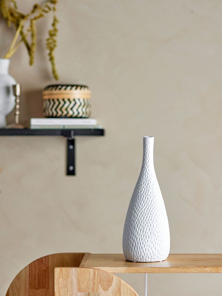 Table lamps - Pela Table lamp, White, Stoneware - BLOOMINGVILLE MULTIBRAND HOUSE