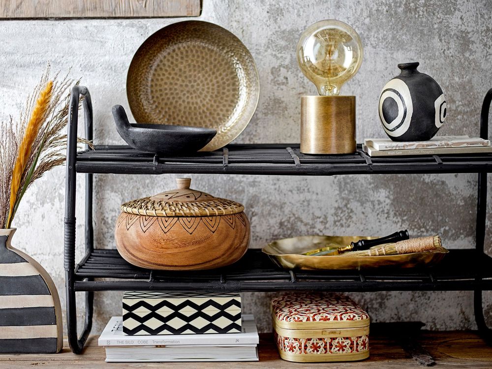 Vases - Mika Deco Vase, Black, Terracotta  - BLOOMINGVILLE MULTIBRAND HOUSE