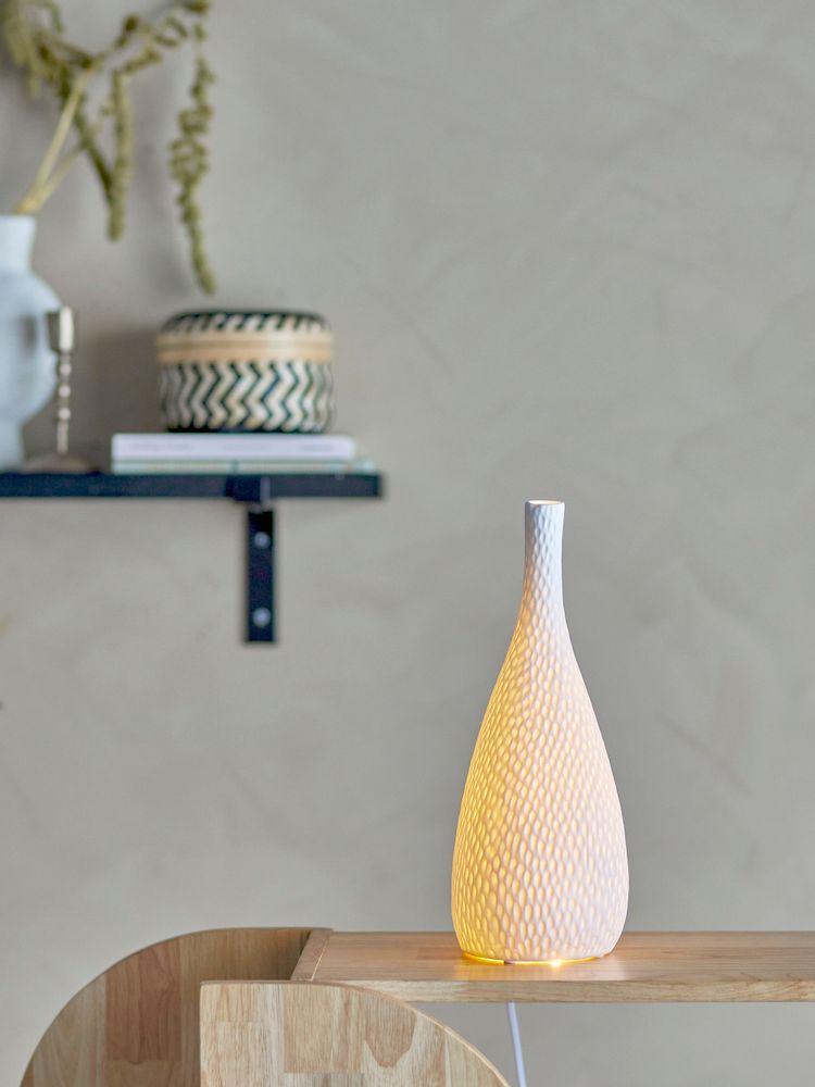 Table lamps - Pela Table lamp, White, Stoneware - BLOOMINGVILLE MULTIBRAND HOUSE