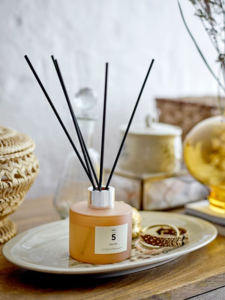 Scent diffusers - NO.5-Sea Salt Scent Diffuser,Brown, Scent Liquid - ILLUME X BLOOMINGVILLE