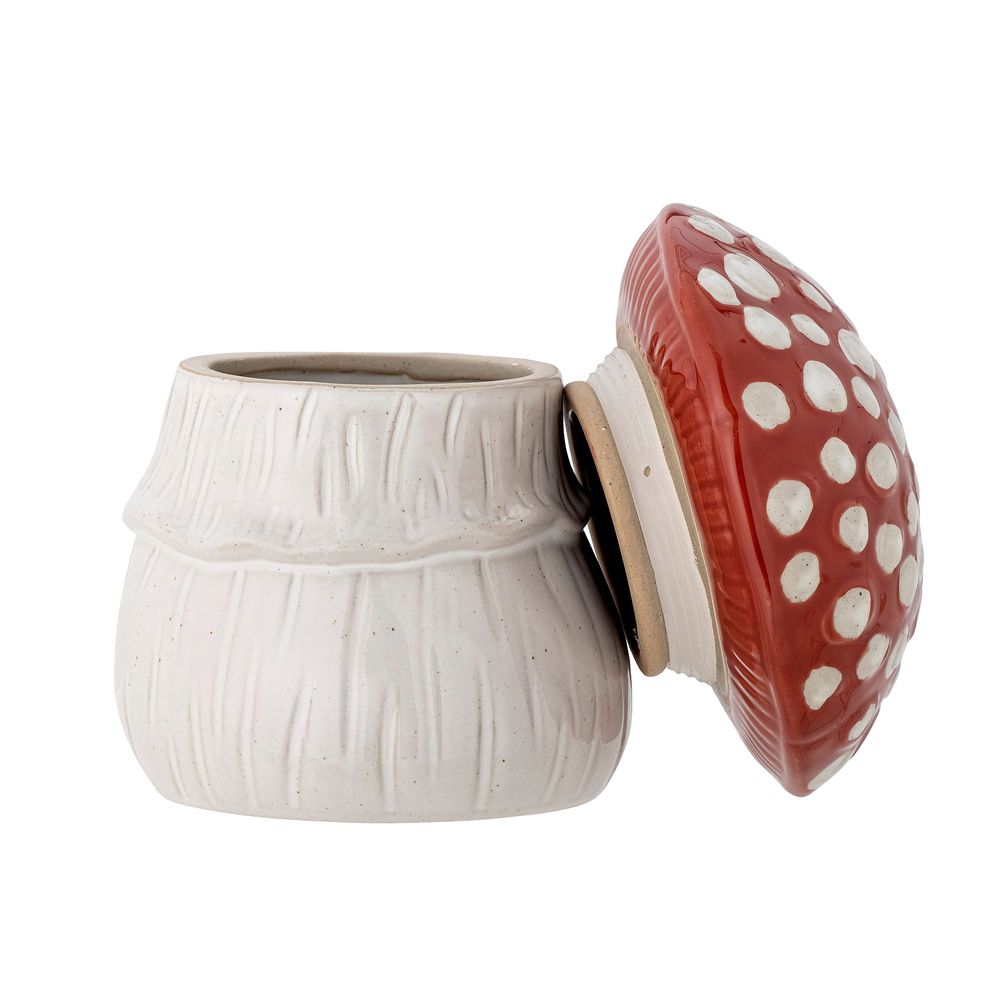 Boîtes de conservation - Sophine Cruche avec couvercle , Rouge, Grès - BLOOMINGVILLE MINI