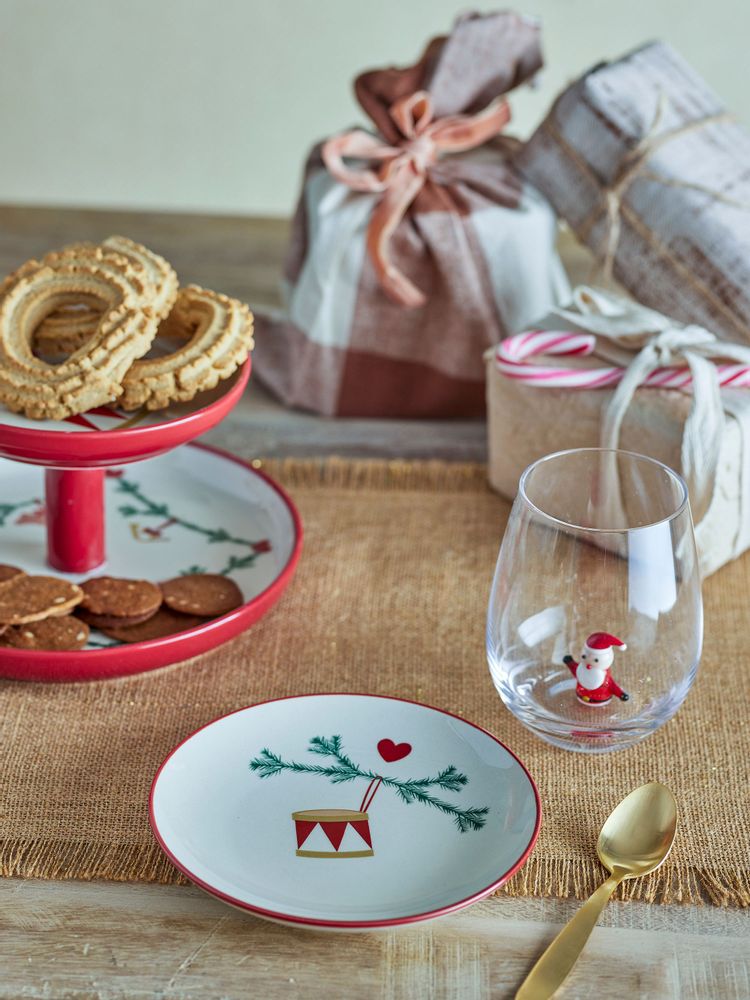 Assiettes au quotidien - Yule Assiette, Nature, Grès Set of 2 - BLOOMINGVILLE MULTIBRAND HOUSE