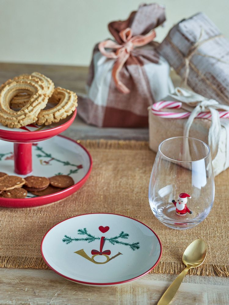 Assiettes au quotidien - Yule Assiette, Nature, Grès Set of 2 - BLOOMINGVILLE MULTIBRAND HOUSE