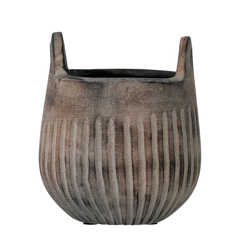Pots de fleurs - Lagos Pot de fleurs, Gris, Céramique - BLOOMINGVILLE MULTIBRAND HOUSE