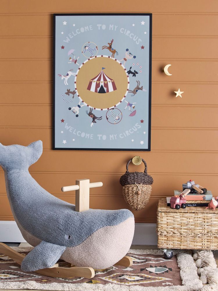 Other wall decoration - Maximo Illustration w/ Frame, Black, Pine - BLOOMINGVILLE MINI
