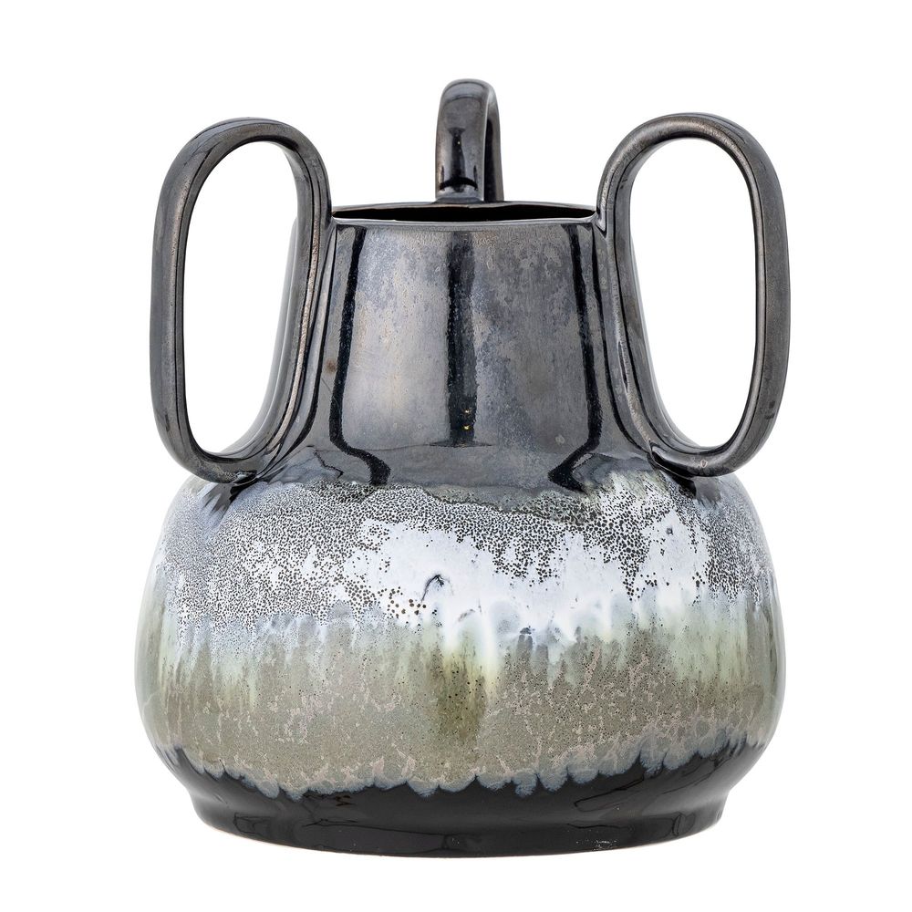 Vases - Selim Vase, Black, Stoneware - CREATIVE COLLECTION