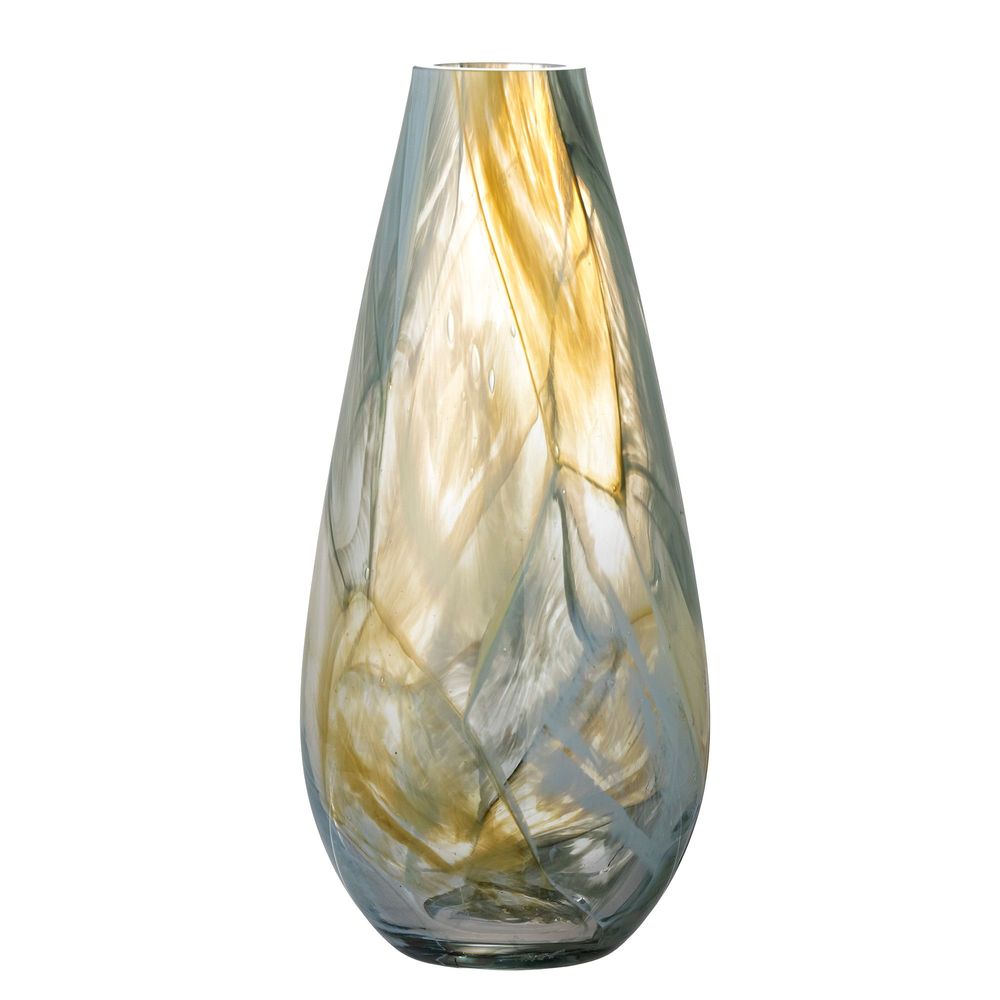 Vases - Lenoah Vase, Jaune, Verre - CREATIVE COLLECTION