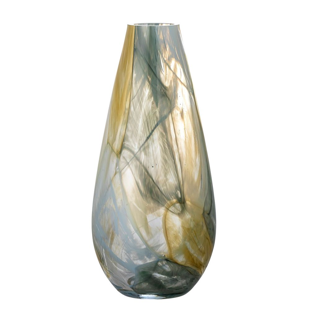 Vases - Lenoah Vase, Jaune, Verre - CREATIVE COLLECTION