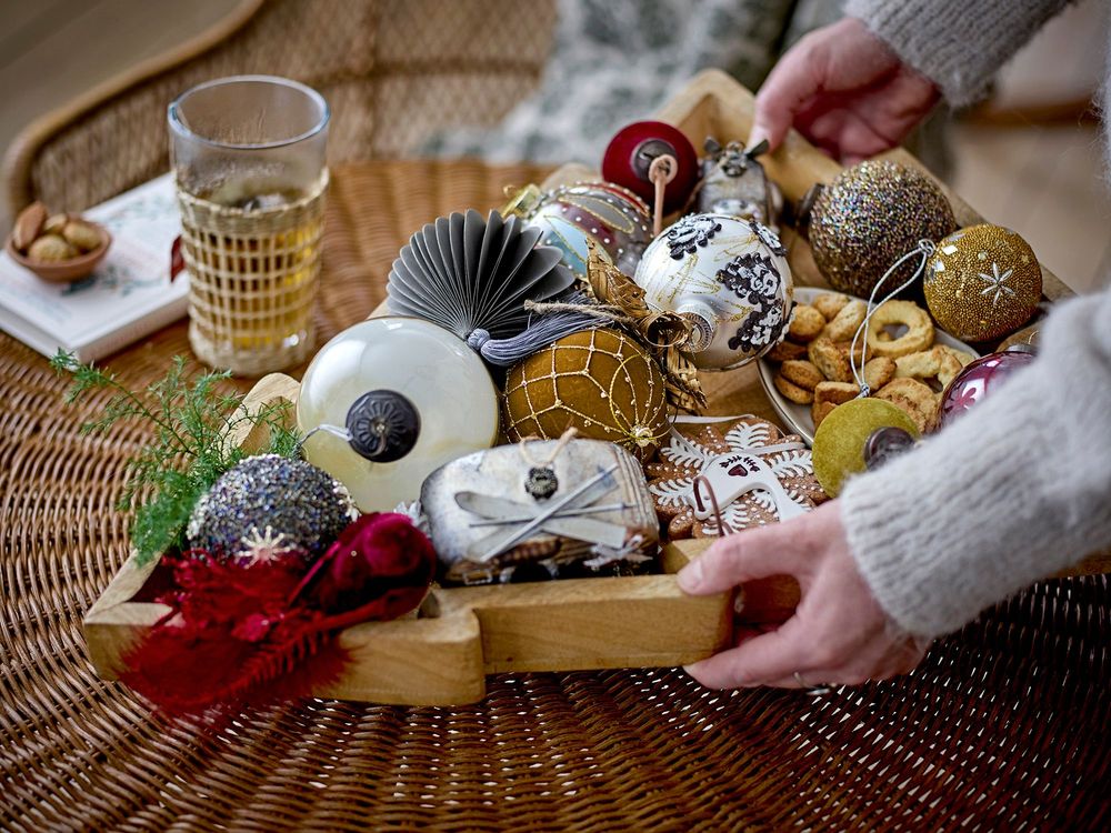 Guirlandes et boules de Noël - Mouna Bibelot, Blanc, Verre - BLOOMINGVILLE MULTIBRAND HOUSE