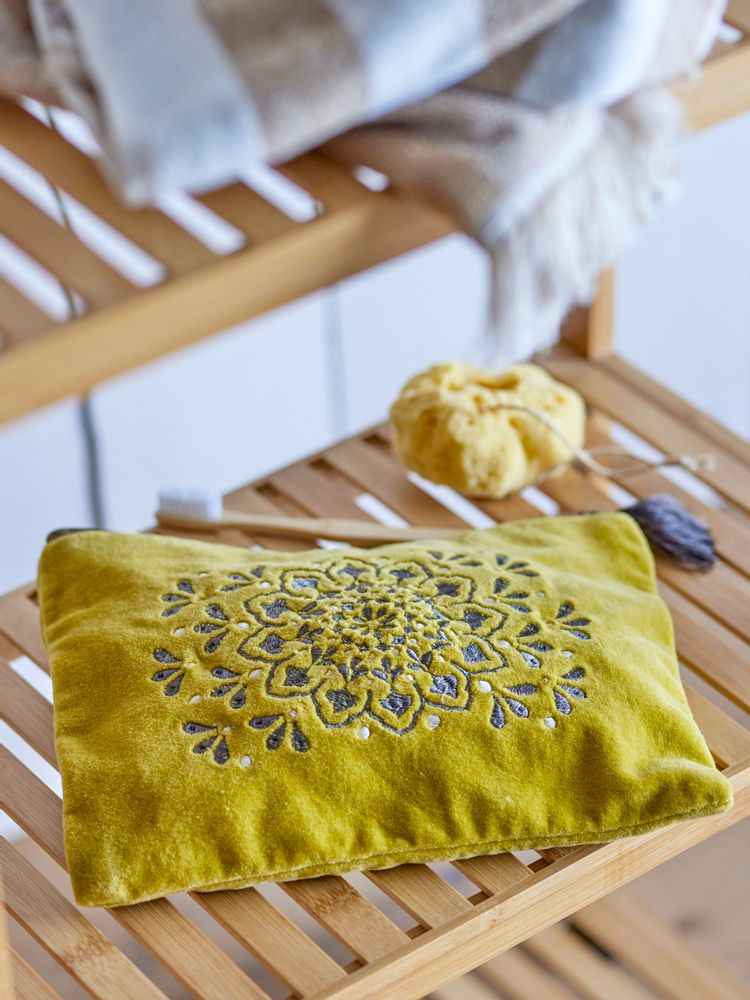 Bags and totes - Stefania Cosmetic Bag, Yellow, Cotton - BLOOMINGVILLE MULTIBRAND HOUSE