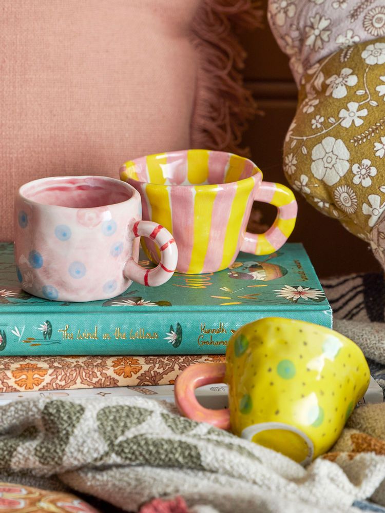 Mugs - Nini Cup, Rose, Stoneware - BLOOMINGVILLE MINI