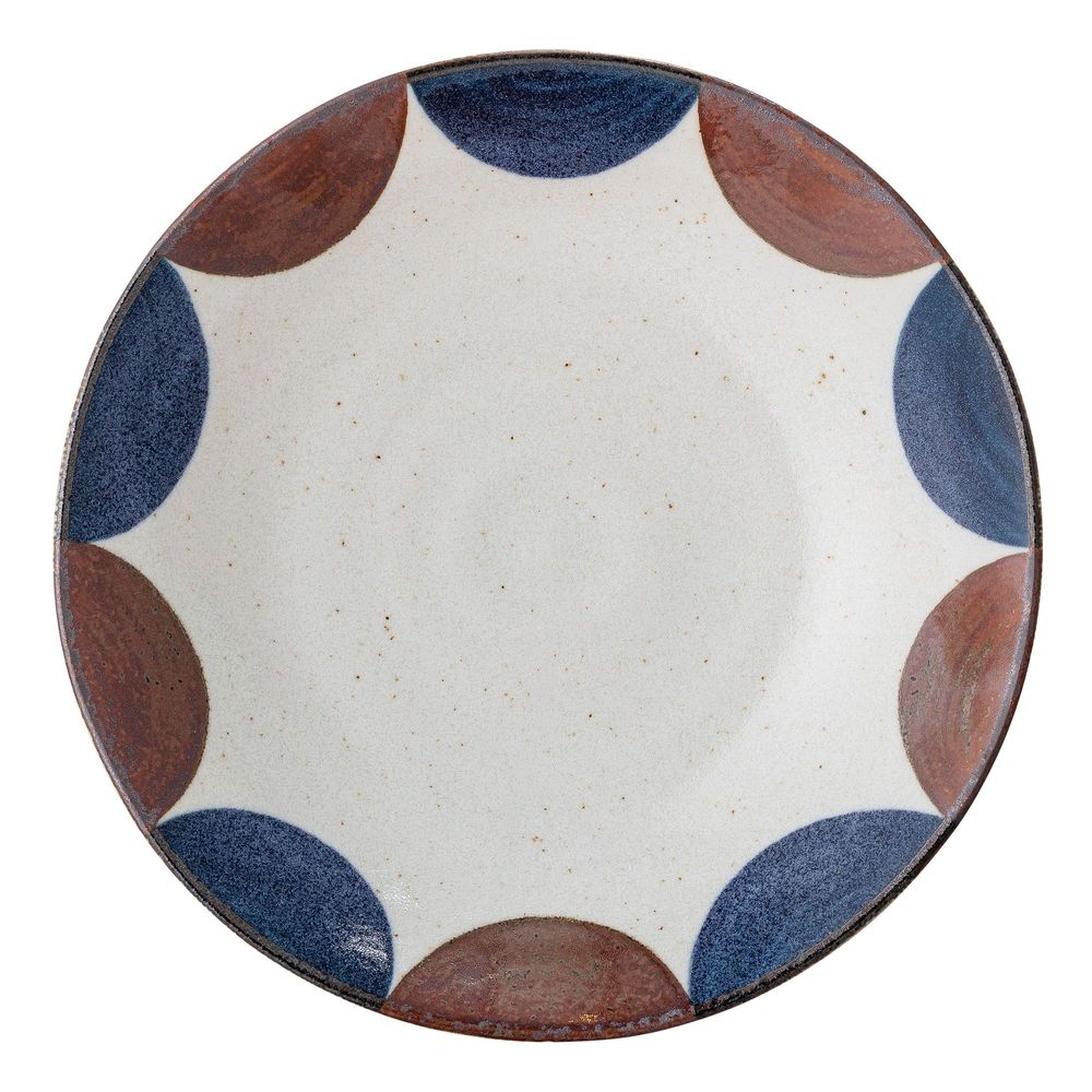 Assiettes au quotidien - Camellia Assiette, Blue, Porcelaine - CREATIVE COLLECTION