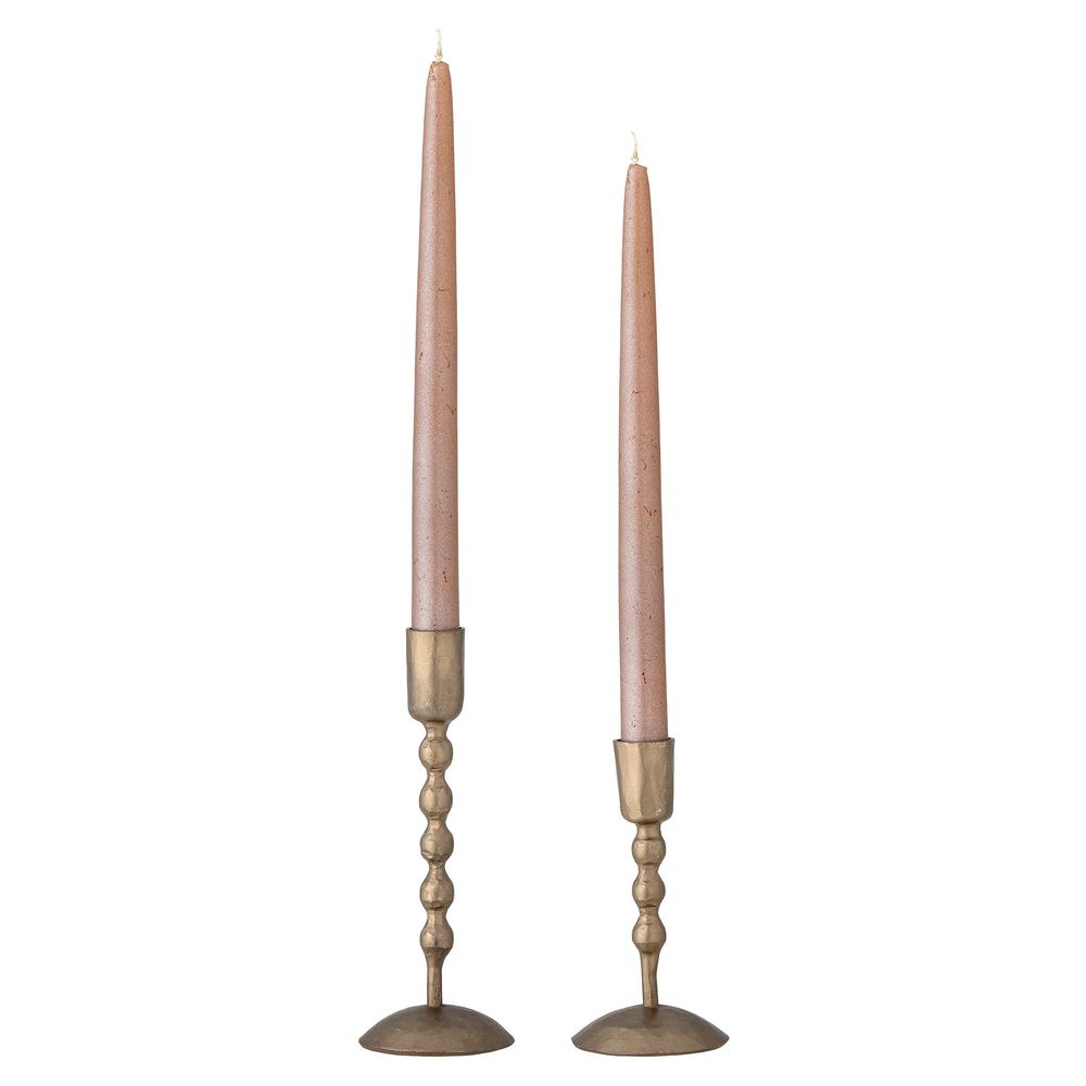 Bougeoirs et photophores - Kimmie Bougeoir, Brass, Métal Set of 2 - BLOOMINGVILLE MULTIBRAND HOUSE