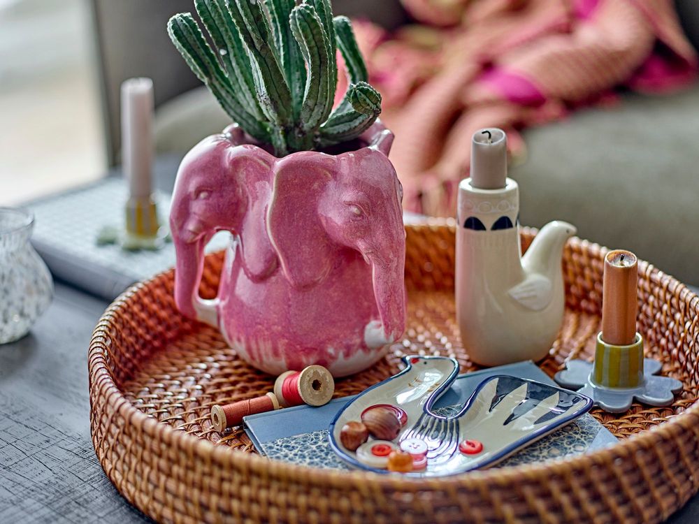 Vases - Pontus Vase, Pink, Stoneware  - BLOOMINGVILLE MULTIBRAND HOUSE