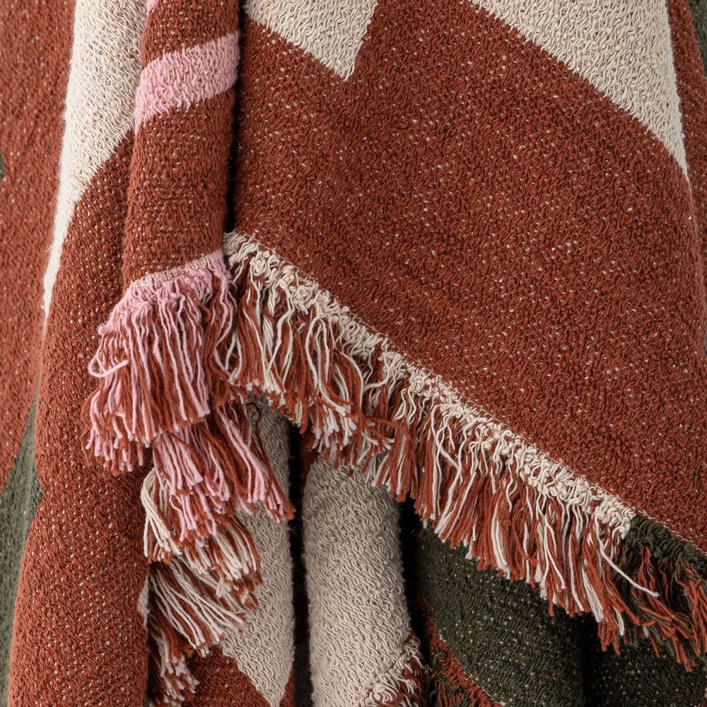 Throw blankets - York Throw, Brown, Recycled Cotton - CREATIVE COLLECTION