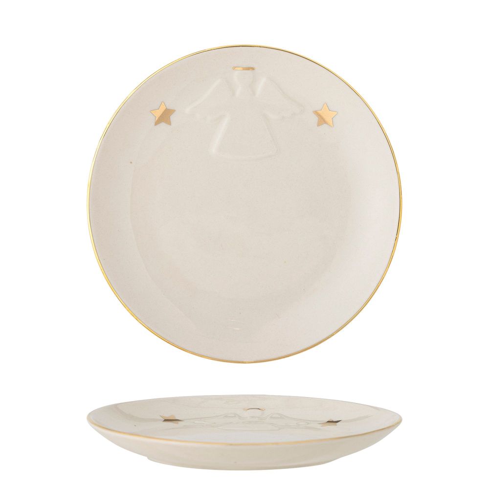 Assiettes au quotidien - Starry Assiette, Blanc, Grès - BLOOMINGVILLE MULTIBRAND HOUSE