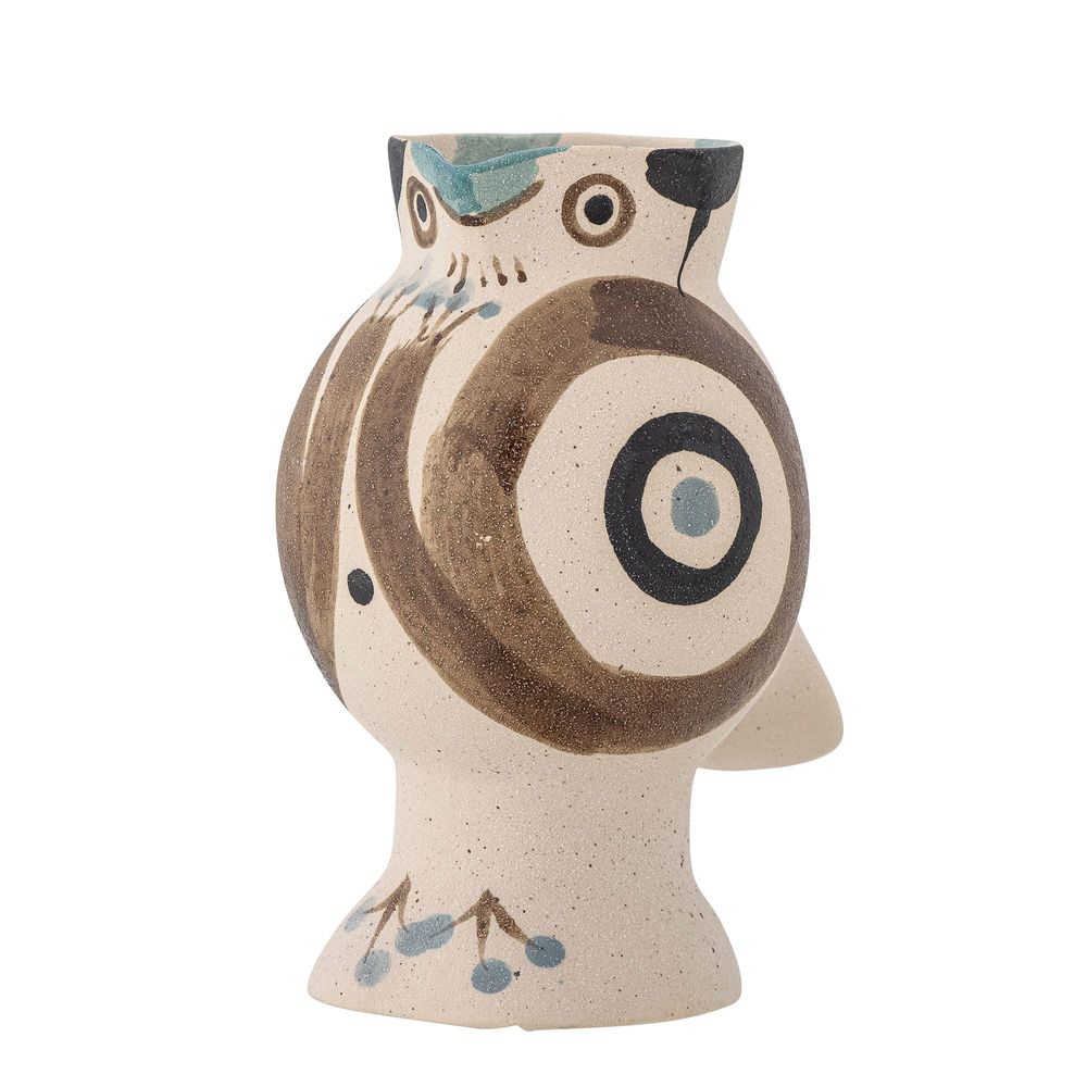 Vases - Mahrab Vase, Nature, Stoneware - BLOOMINGVILLE MULTIBRAND HOUSE