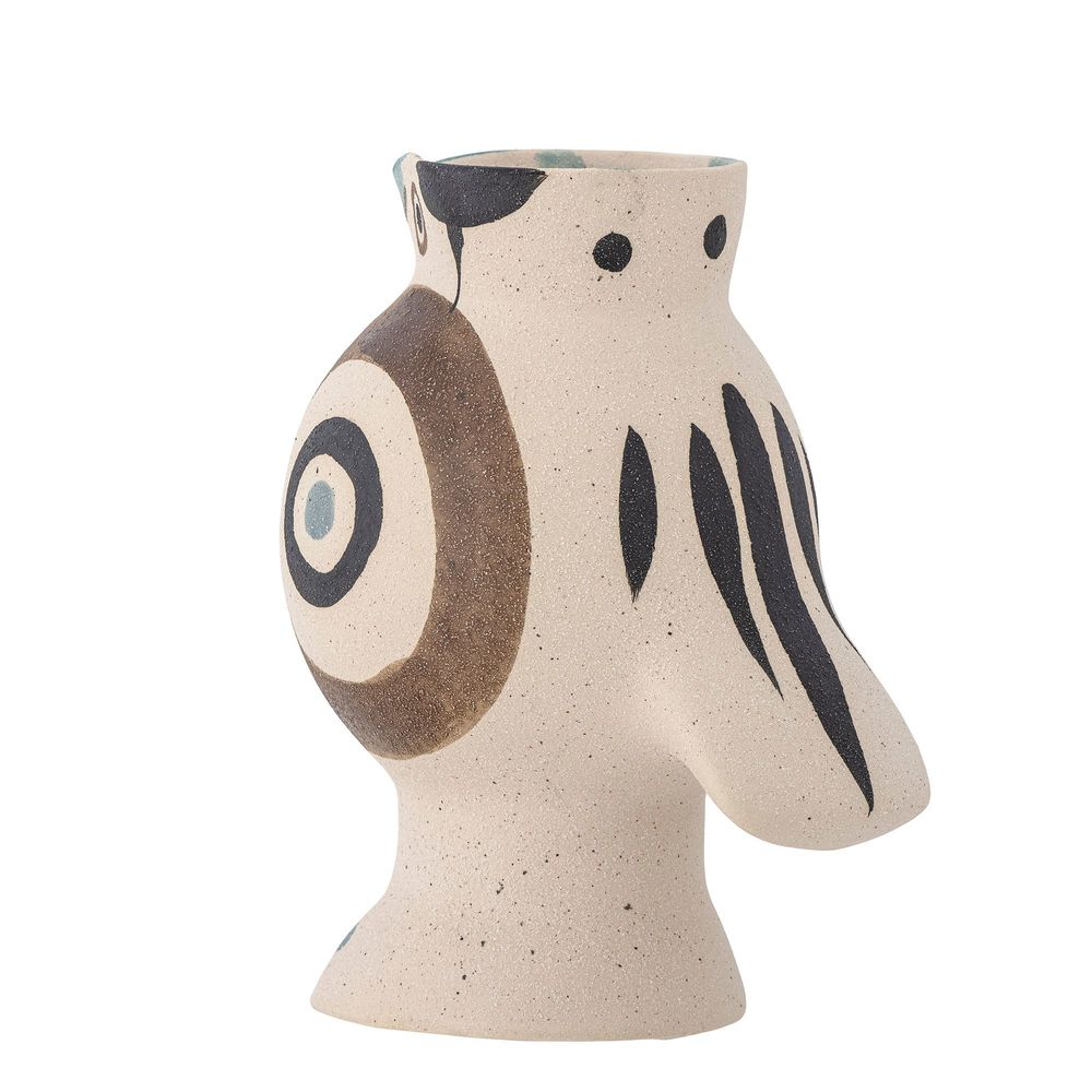 Vases - Mahrab Vase, Nature, Stoneware - BLOOMINGVILLE MULTIBRAND HOUSE