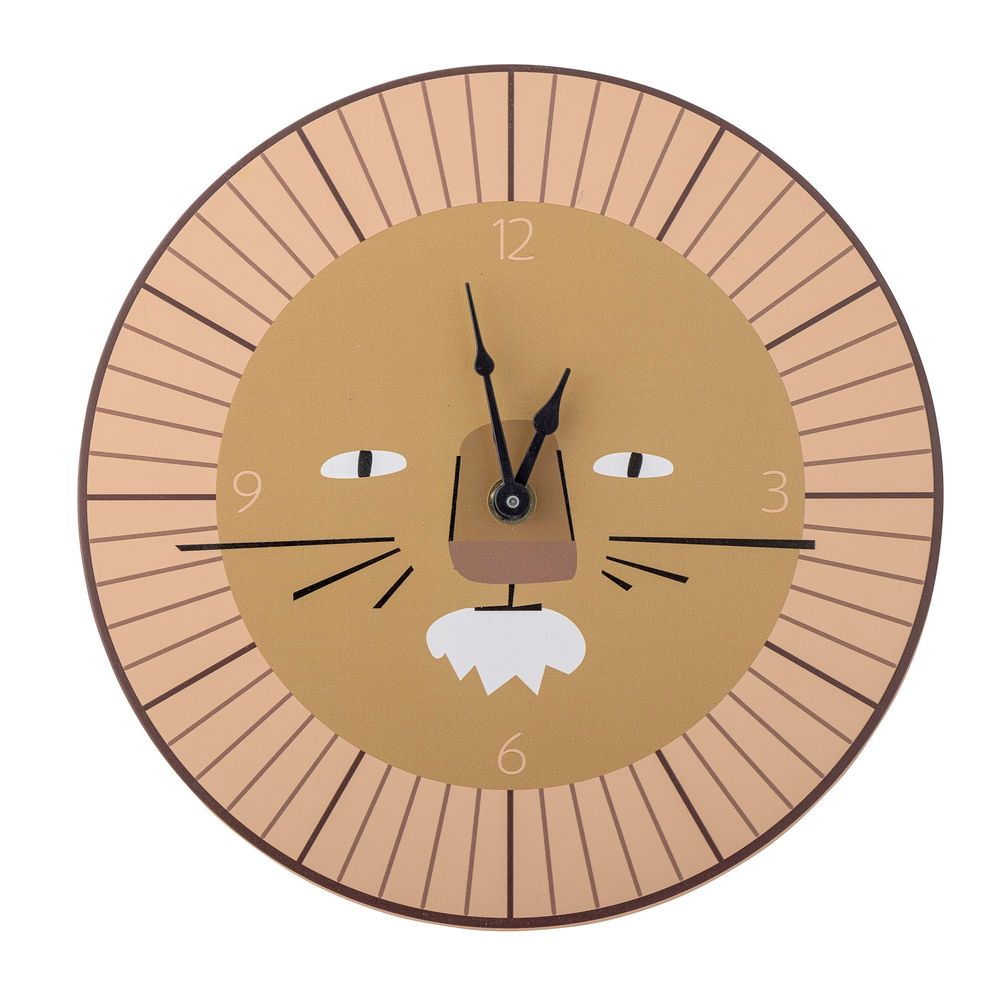 Horloges - Harrison Horloge murale, Marron, MDF - BLOOMINGVILLE MINI