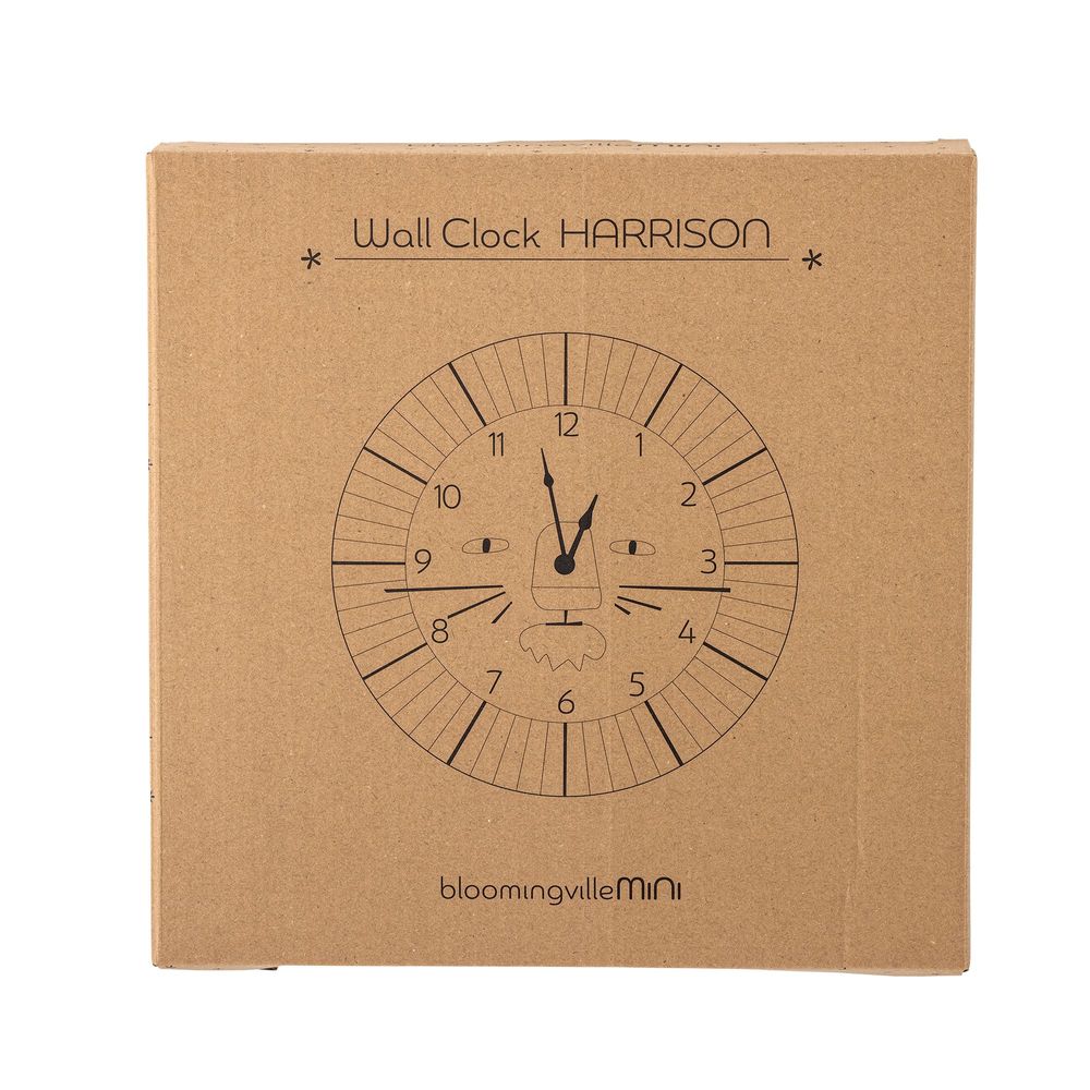Horloges - Harrison Horloge murale, Marron, MDF - BLOOMINGVILLE MINI
