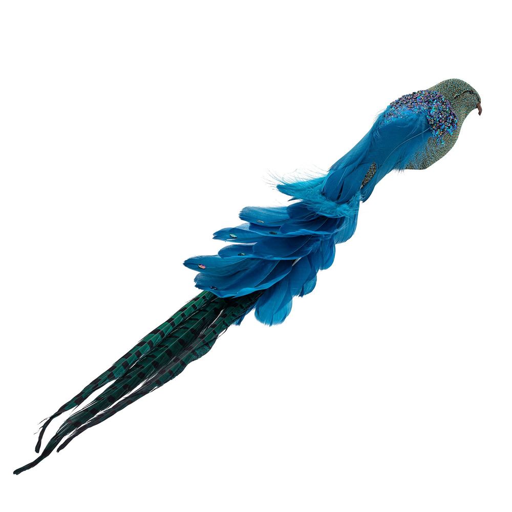 Decorative objects - Payton Deco Bird, Blue, Feather Pack of 2 - BLOOMINGVILLE MULTIBRAND HOUSE