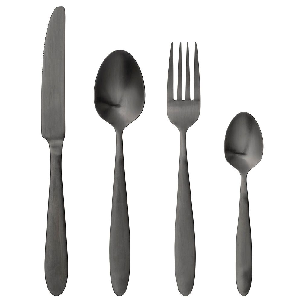 Couverts & ustensiles de cuisine - Frea Couverts, Noir, Acier inoxydable Set of 4 - BLOOMINGVILLE MULTIBRAND HOUSE