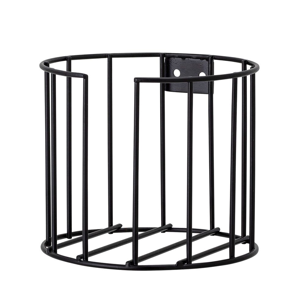 Rangements pour salle de bain - Klemens Porte-rouleau de papier toilette, Noir, Métal  - BLOOMINGVILLE MULTIBRAND HOUSE