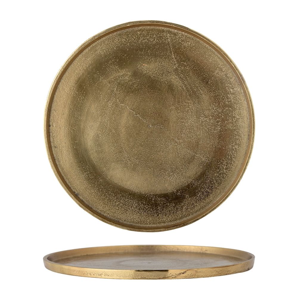 Plateaux - Laurette Plateau, Brass, Aluminium - BLOOMINGVILLE MULTIBRAND HOUSE