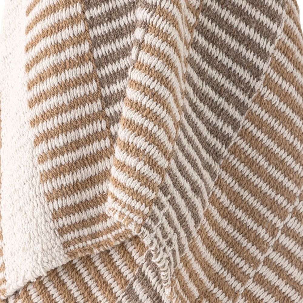 Throw blankets - Isnel Throw, Nature, Recycled Cotton - CREATIVE COLLECTION