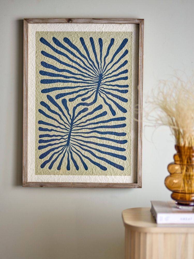 Other wall decoration - Tily Illustration w/ Frame, Nature, Firwood - BLOOMINGVILLE MULTIBRAND HOUSE