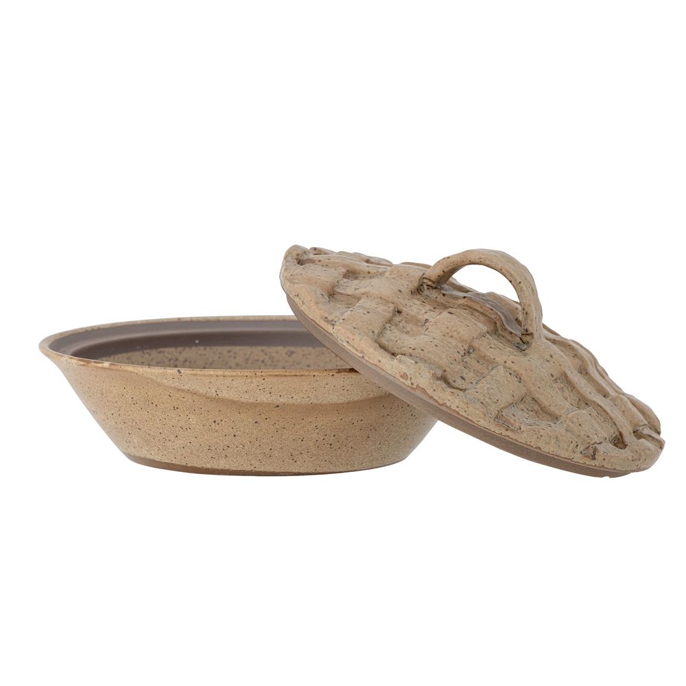 Kitchen utensils - Rozalin Oven Dish w/Lid, Brown, Stoneware - BLOOMINGVILLE MULTIBRAND HOUSE
